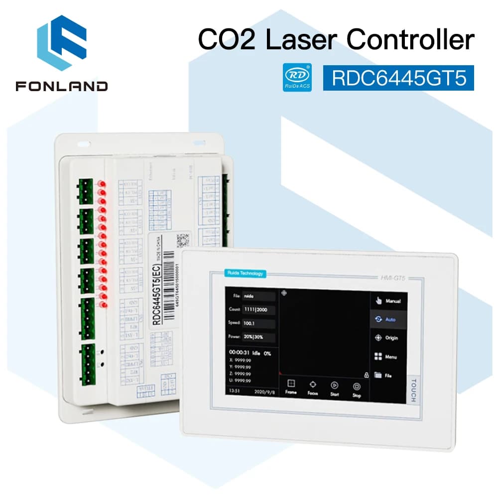 Fonland Ruida RDC6445GT5 Sistema di controllo laser CO2 Pannello di controllo laser per macchine da taglio per incisione laser CO2