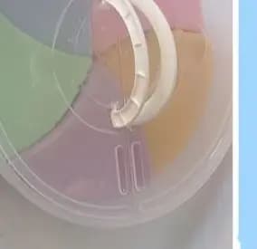 Gelatiera fai-da-te Macchina per gelato arcobaleno colorato Set di stampi per gelato color barile isolante fresco
