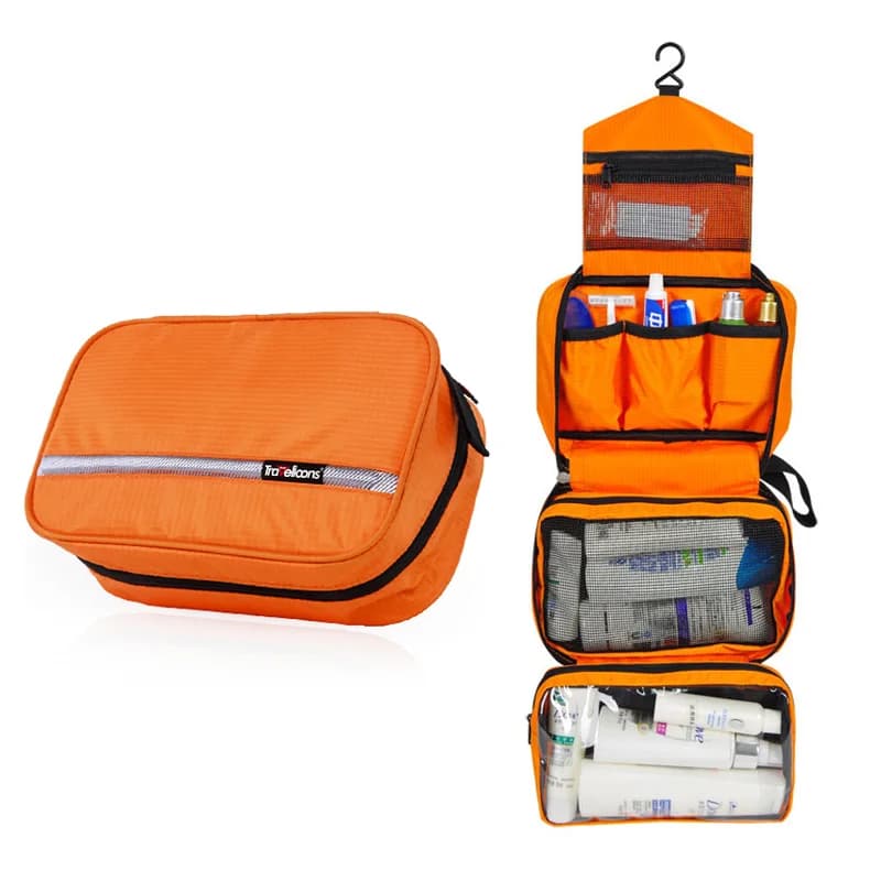New Suspended Toiletry Bag Kit Travel Toiletry Organizer for Men Woman Cosmetics Makeup Robusto Hanging Hook Shower Bags