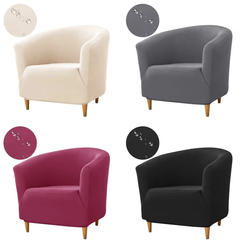 1PC Elastico Club Tub Poltrona Copertura Soggiorno Stretch Bar Accento Fodere per sedie Copridivano singolo per bancone camera da letto