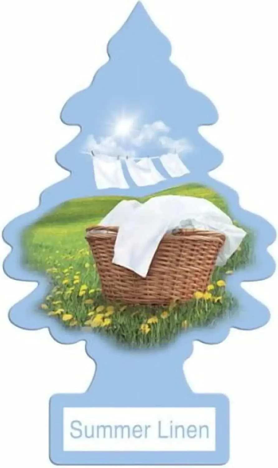 Car Deodorant in Hanging Card for Home and Office, Existing Linen Perfume, Pack of 12