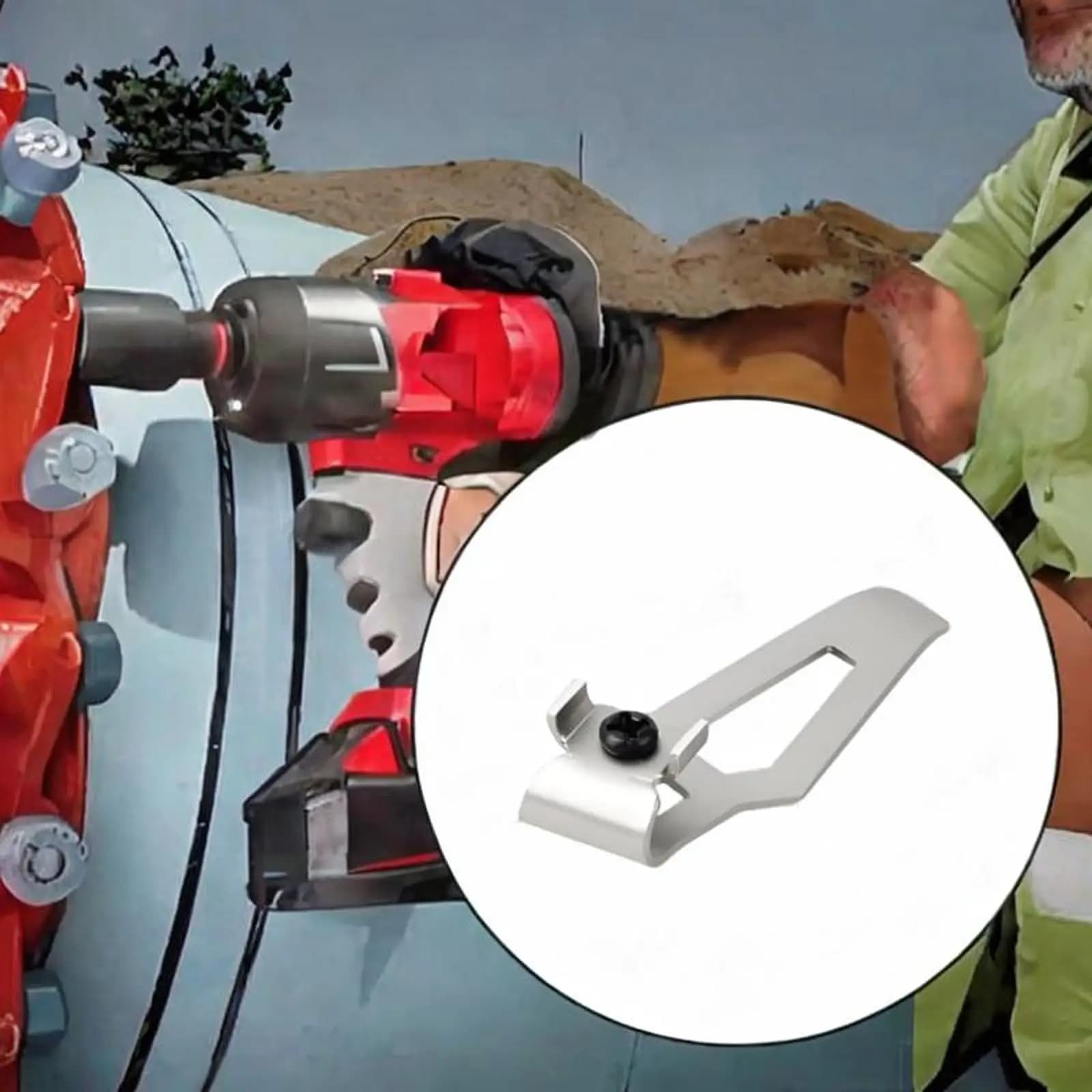 Clip per gancio da cintura Clip per cintura per utensili elettrici Installazione semplice Professionisti pratici