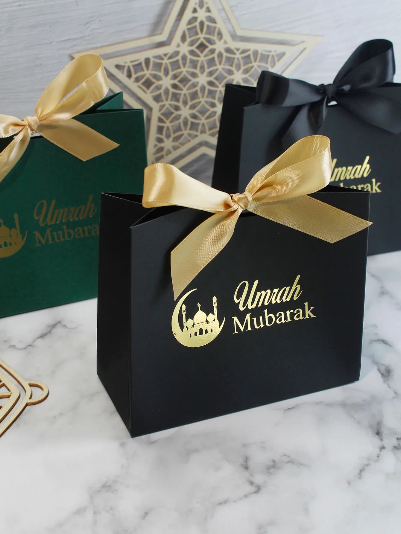 Confezione regalo Eid Mubarak Scatola per biscotti e caramelle Eid Mubarak Sacchetti per confezioni regalo per feste Eid Bomboniere Ramadan Decorazione Eid Mubarak 2024