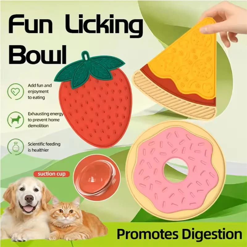 Forniture per animali domestici Ciotola per cibo lento Ciotola per cibo antiscivolo anti-detonazione per gatti Piatto alimentare giocattolo in silicone anti-soffocamento per cuccioli