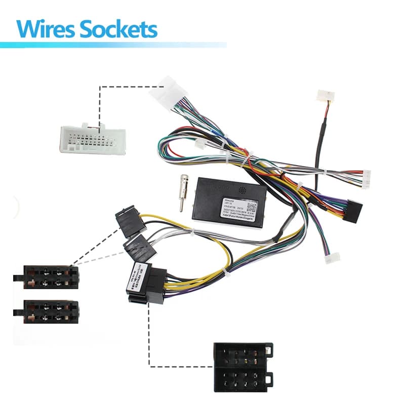 Auto Radio Cavo ISO 16pin per Renault Clio 3 2005-2016 Cablaggio Adattatore di Alimentazione Canbus Decoder Android Stereo Versione Francia