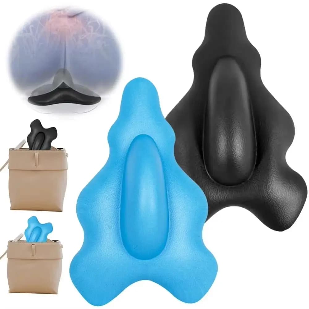 Allenatore muscolare ergonomico Kegel Cuscino morbido Strumento portatile per rinforzare l'anca Kegel Massaggio PU Allenatore muscolare del pavimento pelvico Casa