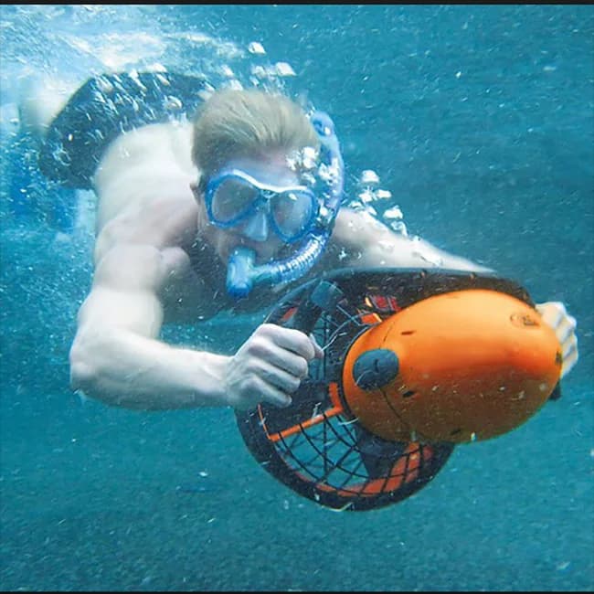 High Speed Electric Under Sea Water Motor Scooter Electric Underwater Propeller Sea Scooter For Diving Snorkeling