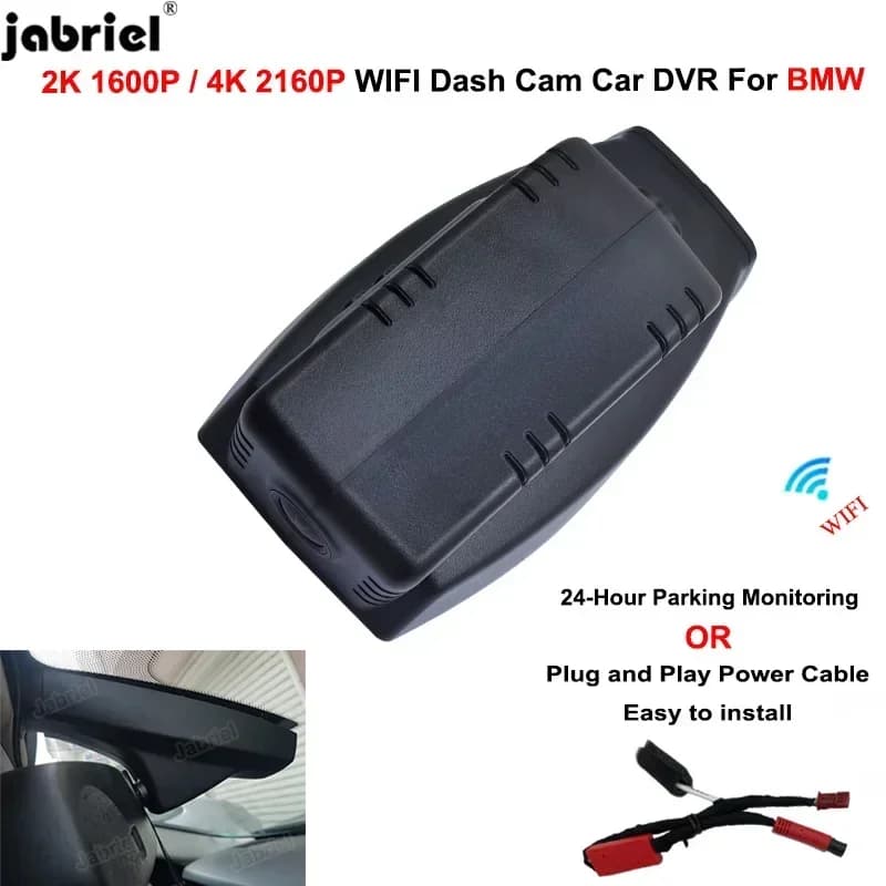 Plug and Play 4K Dash Cam Auto DVR For BMW F10 F11 F06 F01 F02 F03 F25 E70 E71 E63 E64 E86 E89 E81 E82 E87 E90 E91
