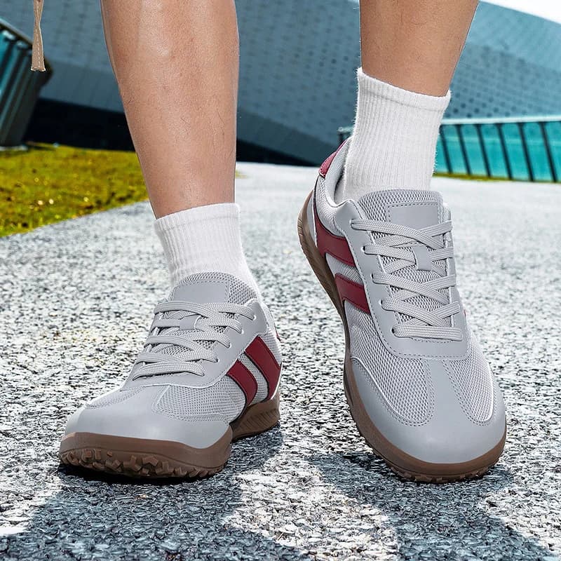 Sneakers Casual da Uomo con Punta Larga, Scarpe da Trekking Comode e Antiscivolo, Scarpe Traspiranti per Coppie, Adatte per Corsa all'Aperto