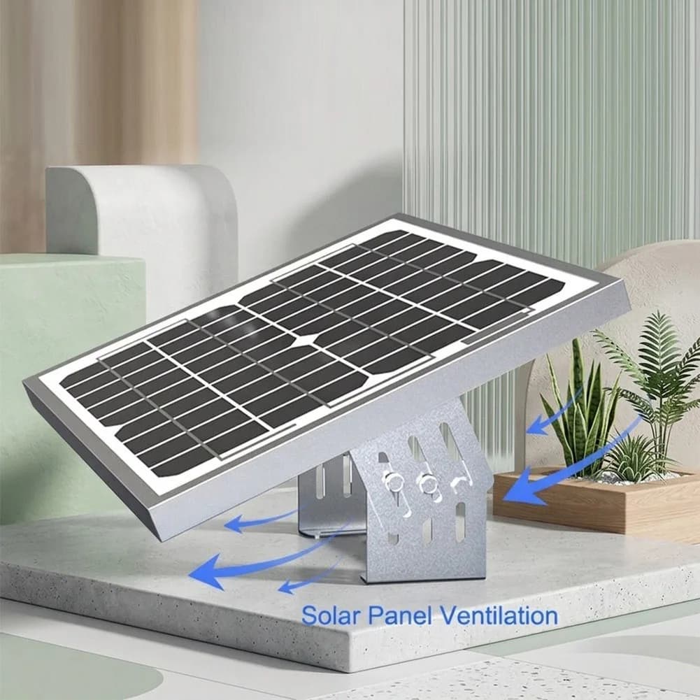 2 Pair Solar Powered RV Photovoltaic Bracket Adjustable Solar Panel Mounting Bracket Aluminum Alloy Photovoltaic Bracket