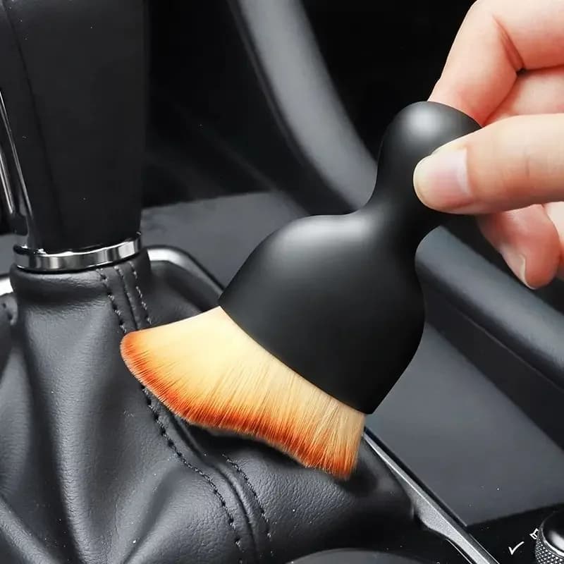 Soft brush for cleaning the car air outlet with envelope tool for cleaning the interior of the car brush for auto artificial auto cracks dust car details