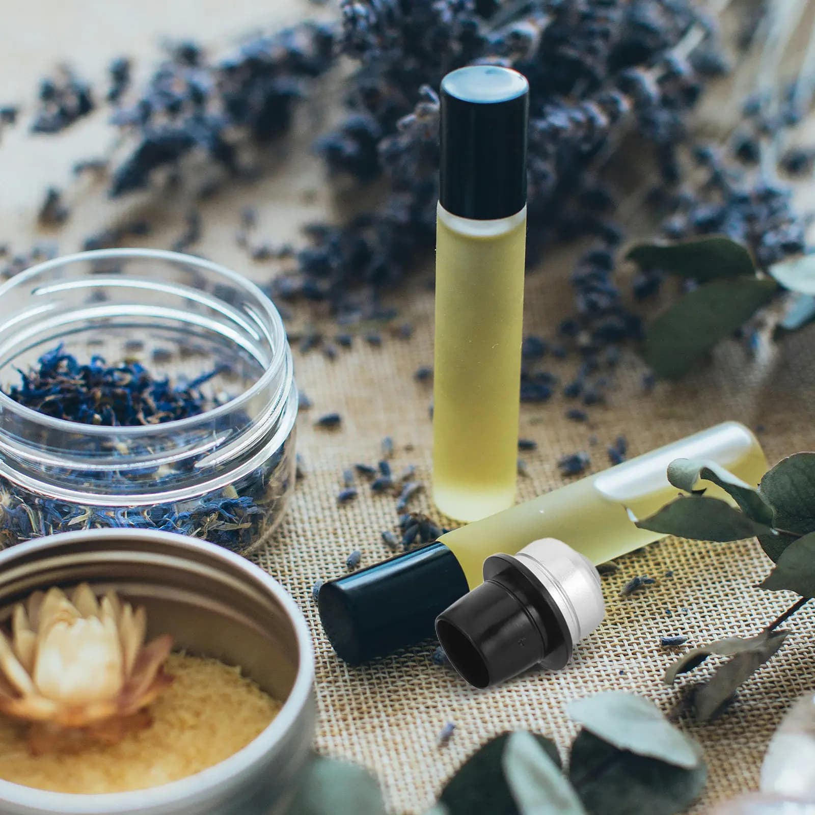 10 Pezzi Inserti a Sfera in Lega di Alluminio Lisci a 16 Denti Antigoccia per Dispenser di Olio Essenziale, Ricambio per Flacone da Viaggio di Profumo