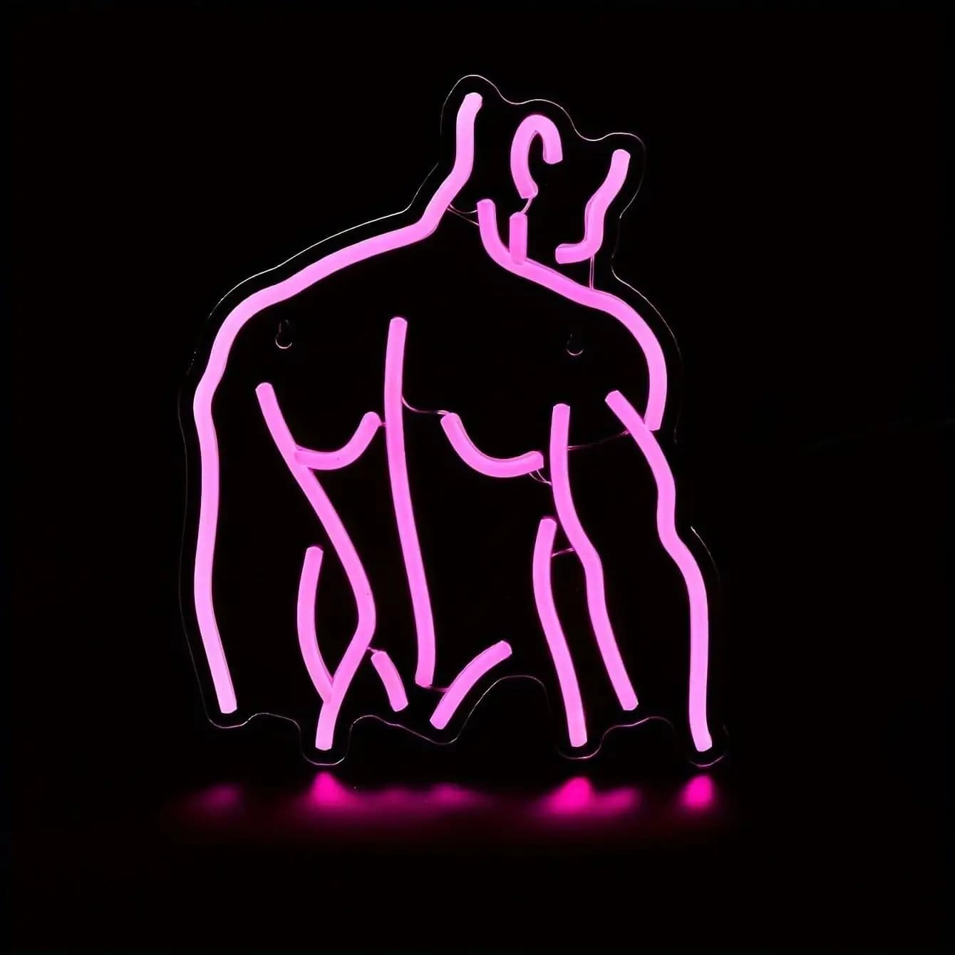 Cool Neon Wall Sign Dimmerabile Muscle Man Luci al neon per Bar Palestra Uomo Grotta Sala giochi Decorazioni per feste Estetica Disegna regali di compleanno