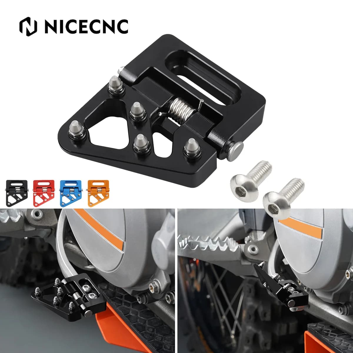 NICECNC Per GasGas EC 300 EC 250 XC 300 XC 250 2018-2020 Pieghevole Pedale Del Freno Punta Piastra Per Sherco SE 300 Fabbrica SE300R SE-R 250