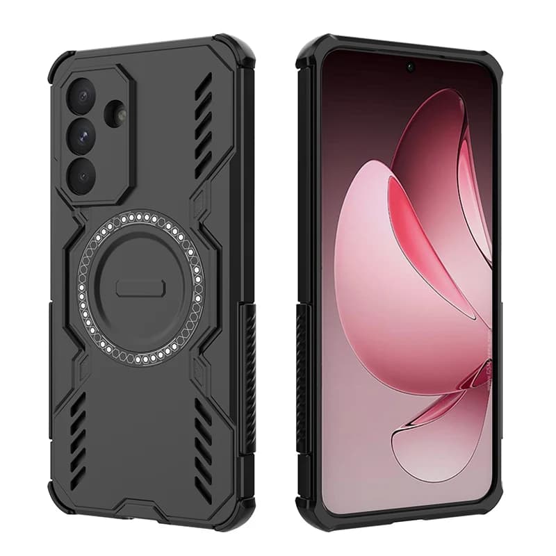 Custodia Magnetica Rigida per Samsung Galaxy A57 5G S26 Ultra S25 FE S26 Plus A17 A16 A56 A36 A37 A35 A15 A55 Cover Posteriore