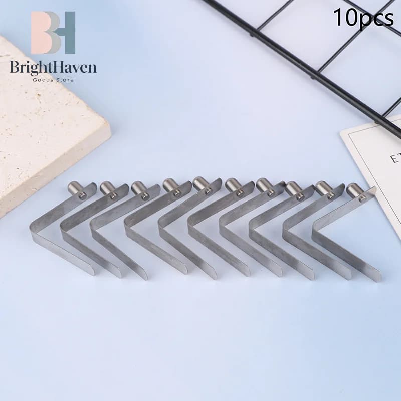 10Pcs 6*9mm Double Single Hollow Button Clips Kayak Paddle Snap Spring Clip Tent Pole Tube Lock Awning Telescopeic Shrapnel B.H