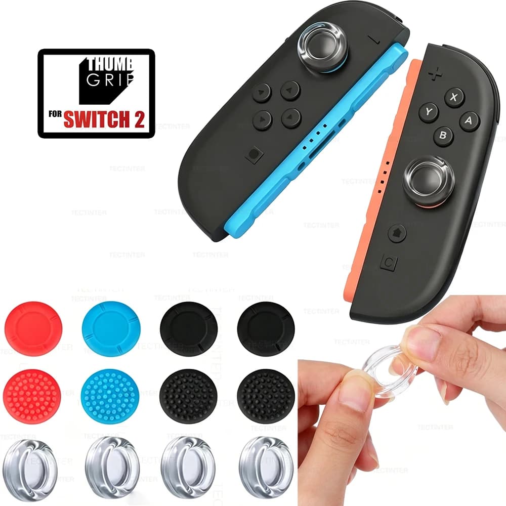 3D Analog Caps Cover For Switch 2/Pro Joystick-Controller ThumbStick Grip Anti-Slip For Xbox For PS4/PS5 Gamepad Accessories
