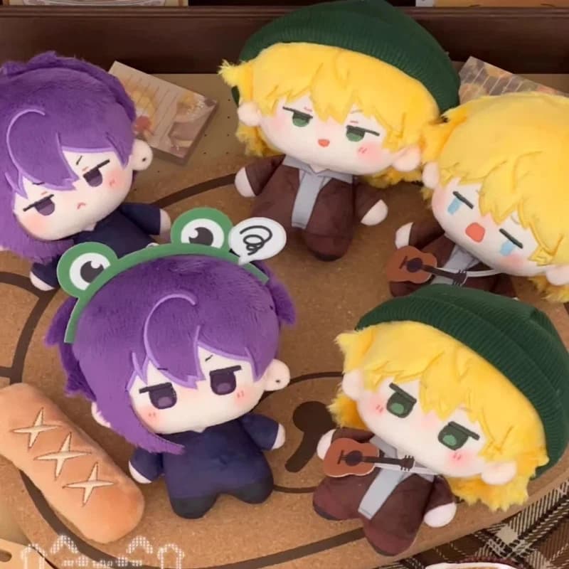 Bambola in cotone stampata Nunu da 10 cm Starlight Valley Sebastian Sam - Adorabile con fascia per capelli a forma di rana - Regalo per i fan e per i compagni di viaggio