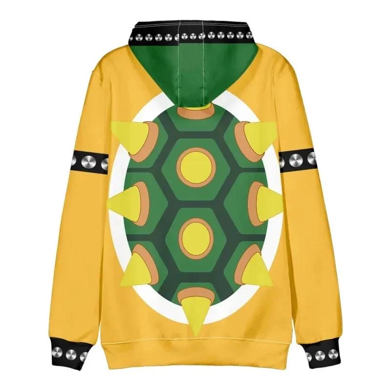 ❤New 2026 Cosplay Costume Super Brothers Bowser for Men Women Pants Hoodies Harajuku Streetwear Fashion 3D Printe★Halloween gift