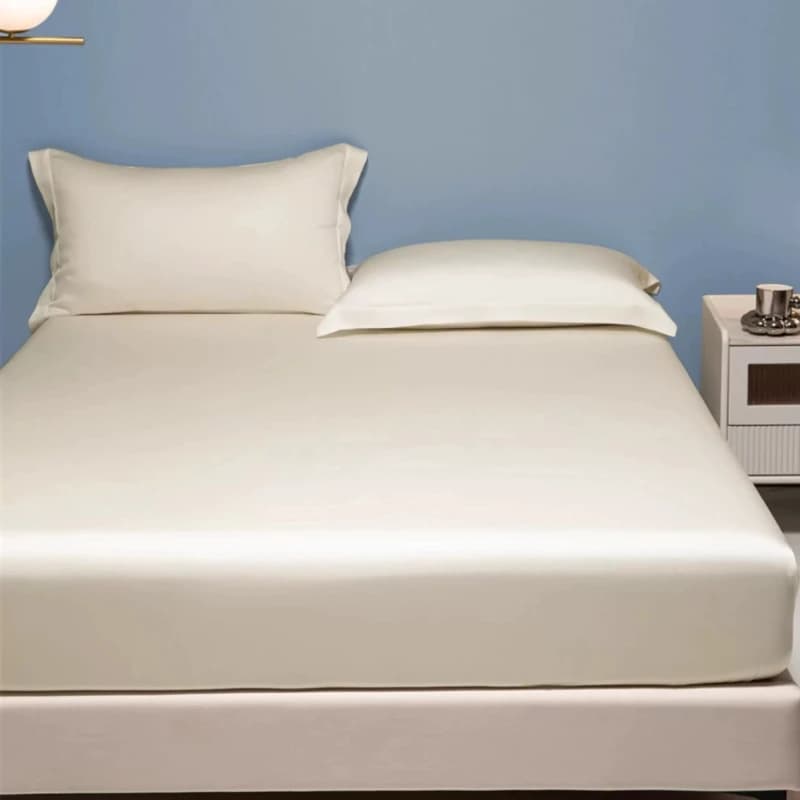 Bedroom Princess Bedsheets Satin Luxury Cooling Comferter Bedsheets Soft Dubble Roupa De Cama Casal Massage Bed Sheet Set