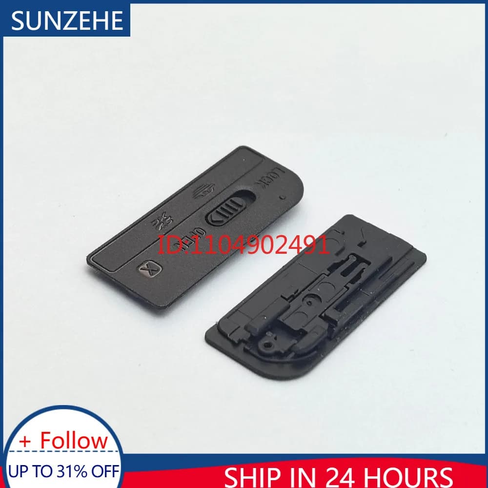 1 Pezzo Coperchio Nuovo per Sony ZV-1 ZV1 Nero e Bianco, Coperchio Vano Batteria con Spina, Accessorio per Fotocamera Digitale