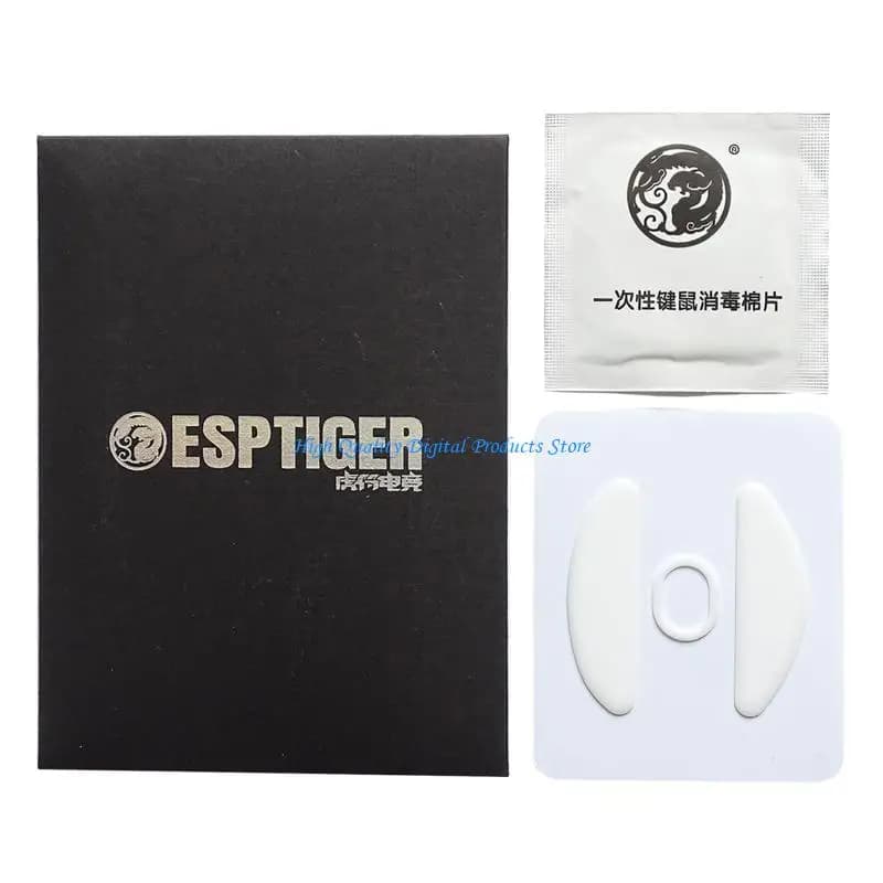 U2JE Tappetino per mouse Esports Gioco Versione ghiaccio Piedini per mouse per Darmoshark M5Pro Tappetino per mouse Pattini