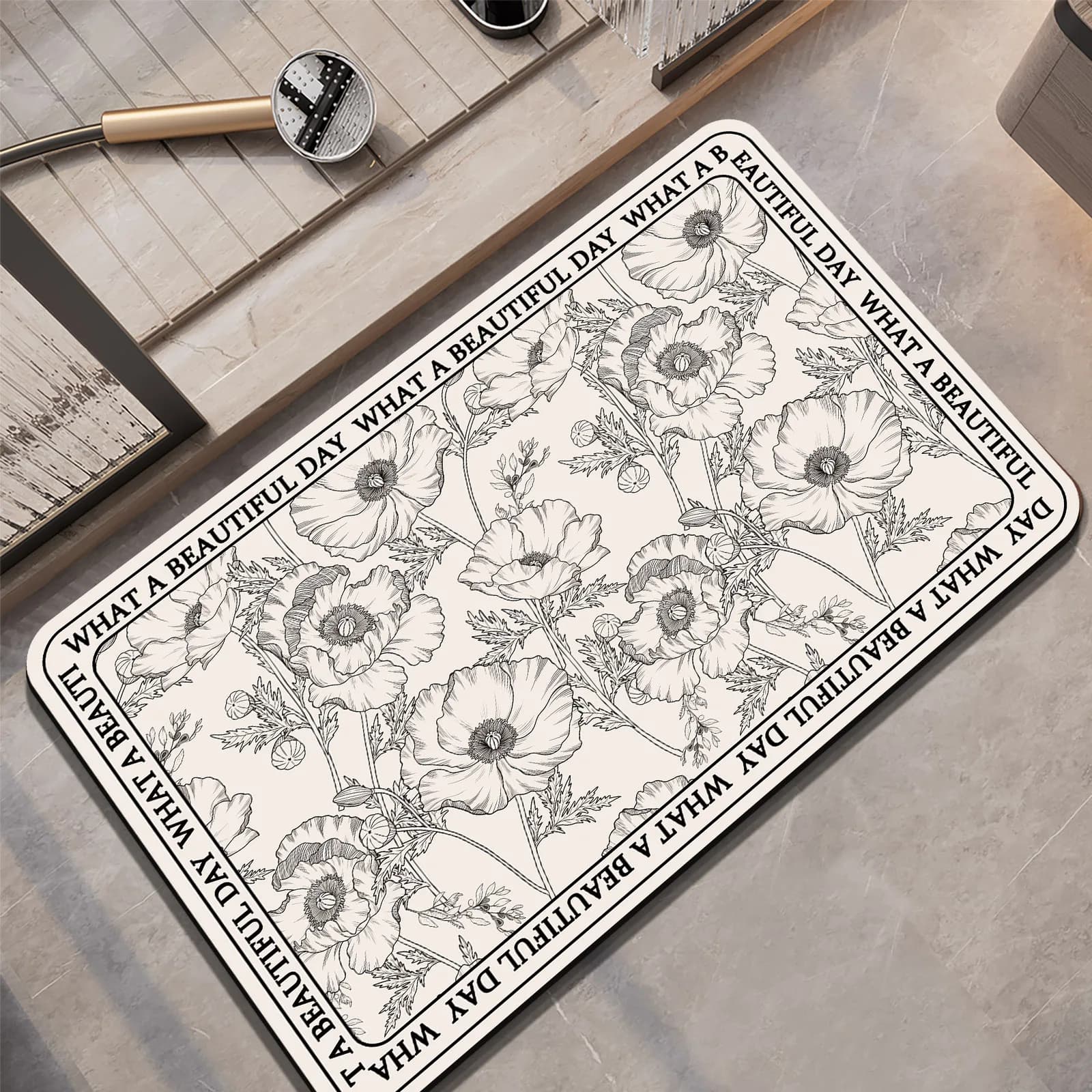Tappeto da bagno di lusso tappetino da bagno tappetini antiscivolo per doccia tappetino Super assorbente ad asciugatura rapida tappetino per wc tappetino per wc lavabile