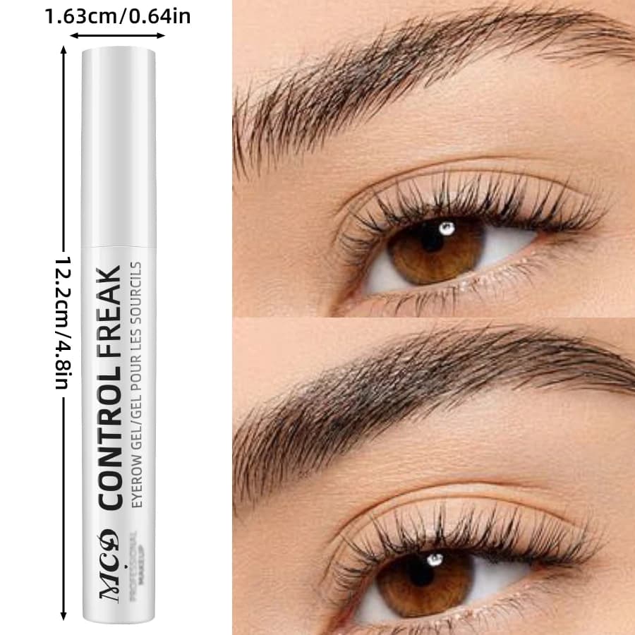 Transparent Liquid Flavor for Eyebrows Styling and Eyelashes, Fissing Gel for Natural Eyebrows Makeup