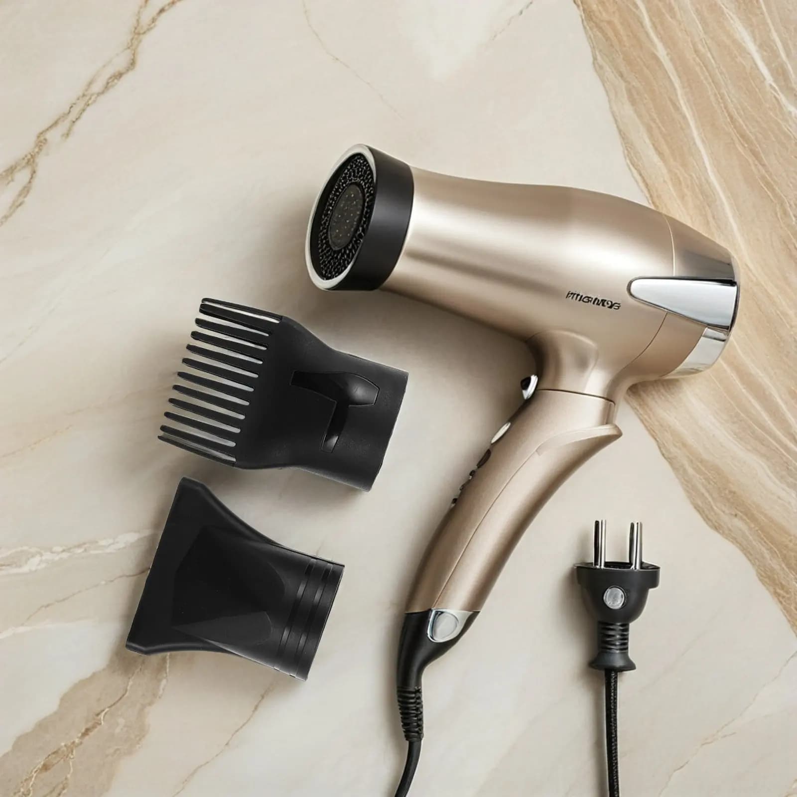 2 Pezzi Ugello Concentratore Piatto di Ricambio per Asciugacapelli, Resistente, Universale per Asciugacapelli con Diametro 4.0-4.3cm, per Lisciare i Capelli