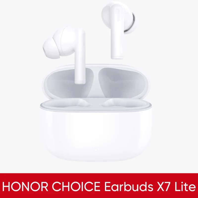 HONOR CHOICE Earbuds X7 Lite Global Version TWS Earbuds Active Noise Reduction Bluetooth Earphone 38 H of playback IP54 BT5.4