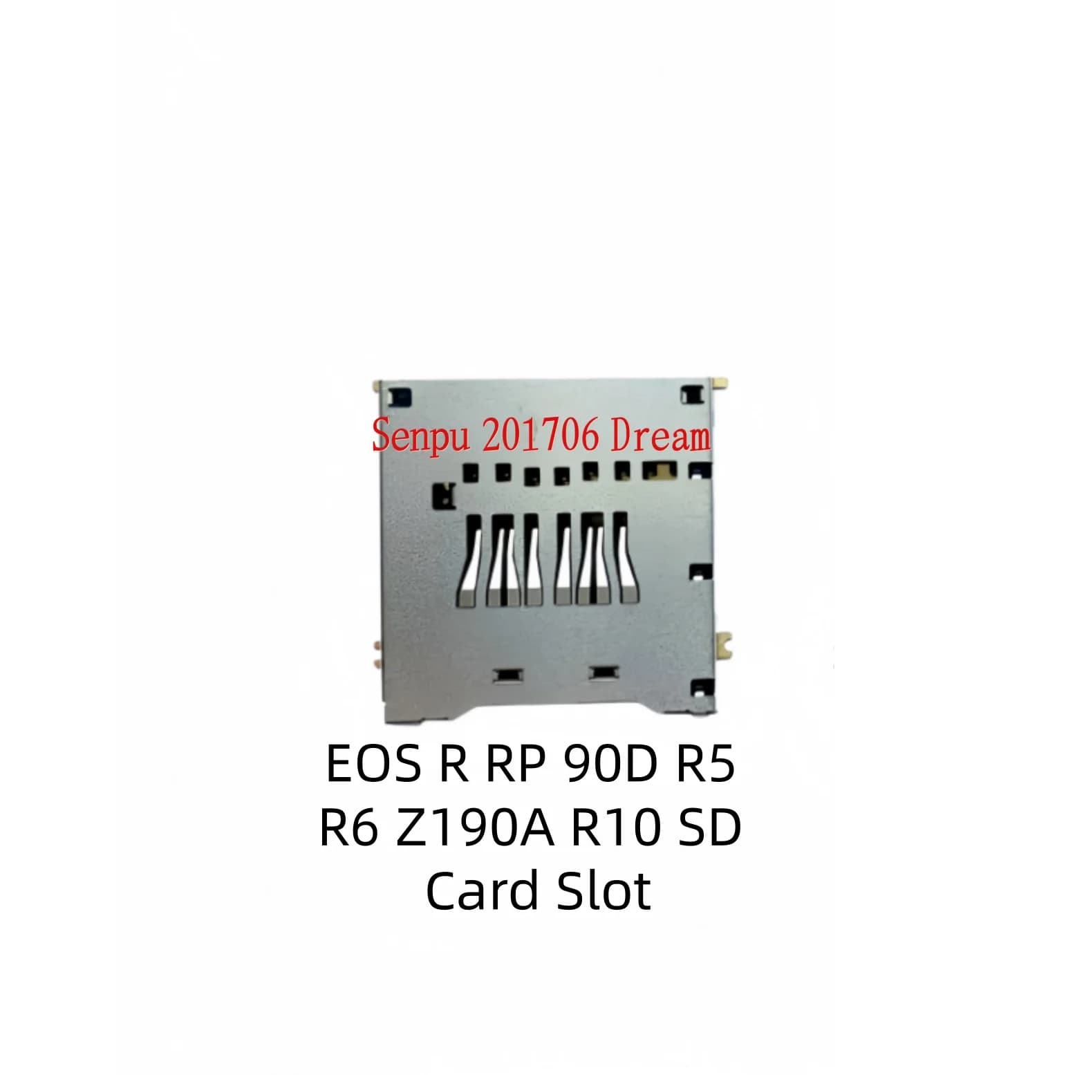 For Canon EOS R RP 90D R5 R6 R10 Z190A Digital Camera SD Memory Card Reader Slot Socket Replacement Repair Accessories
