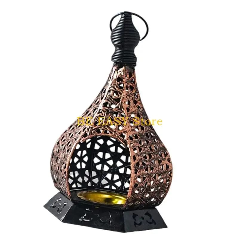 E28F Sofisticato portacandele in zucca, per aggiungere tocco eleganza a qualsiasi ambiente interno Portacandele Accessori