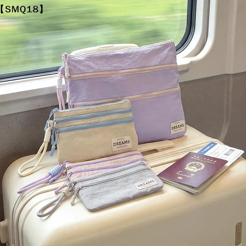 Travel Passport Holder Wallet - Waterproof ID Card Organizer For Airplane Tickets Visa Boarding Pass & Credit Cards RFID【SMQ】