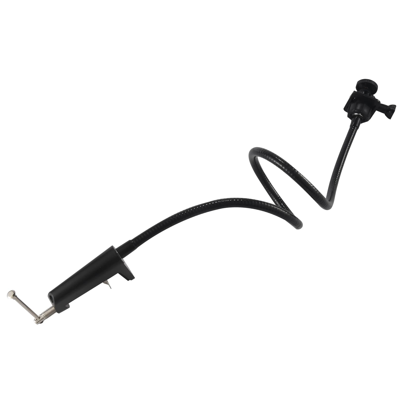 Supporto per webcam, supporto per webcam aggiornato con braccio flessibile a collo d'oca e morsetto, adatto per webcam Logitech C920, C922, C930