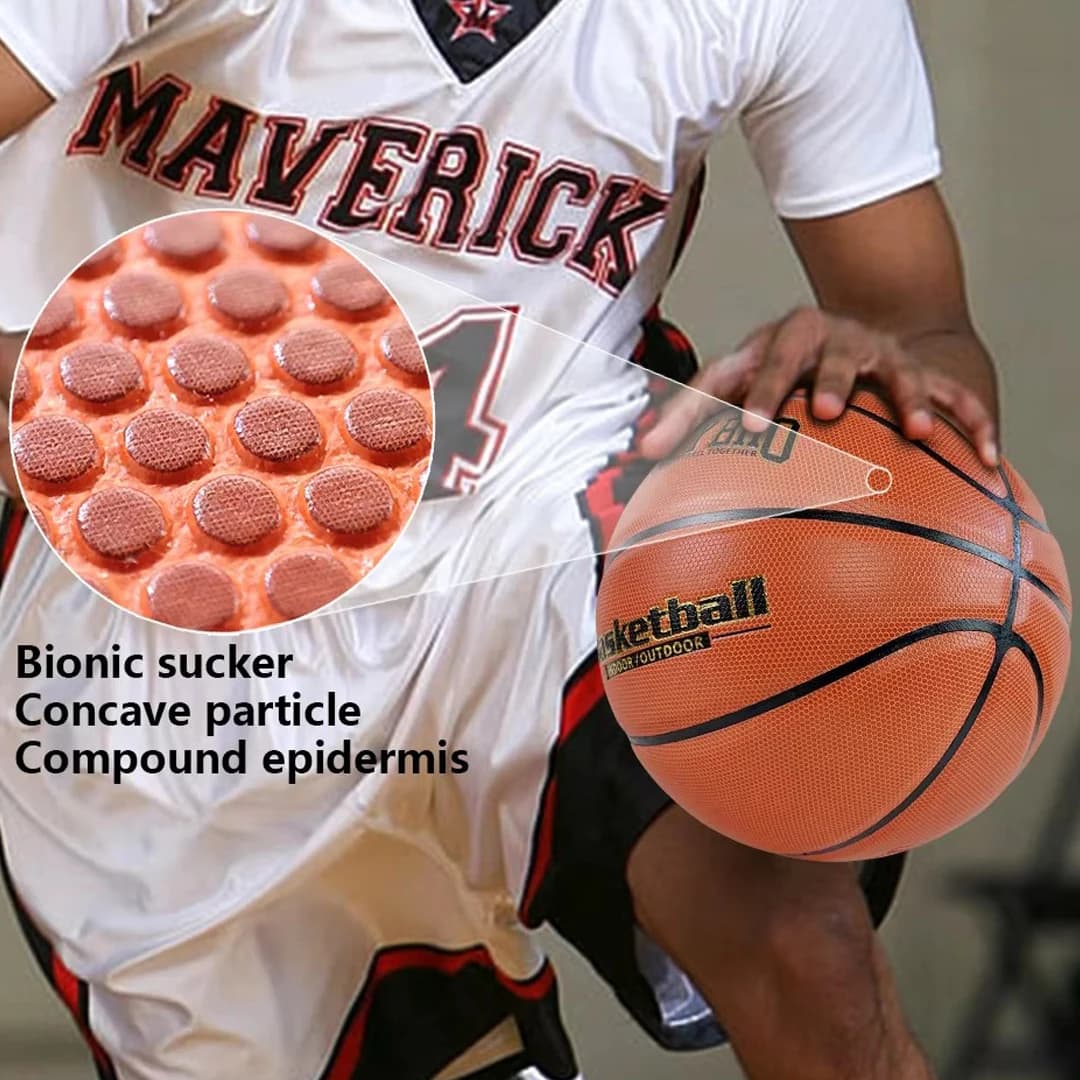 Palloni da basket personalizzati Taglia 7 Palloni da allenamento standard in pelle resistenti all'usura Palloni da squadra di alta qualità per uomo e donna Marrone
