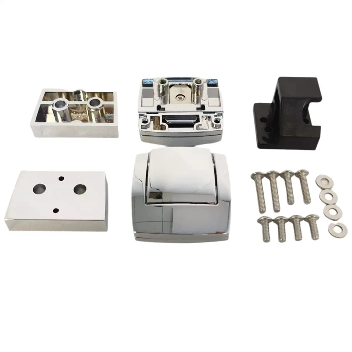 Super Sale Motorcycle Saddlebag Locks Pops Tour Pack Pak Latches Spacers Lid Catch Kit for Harley Touring Road Glide Luggage Loc
