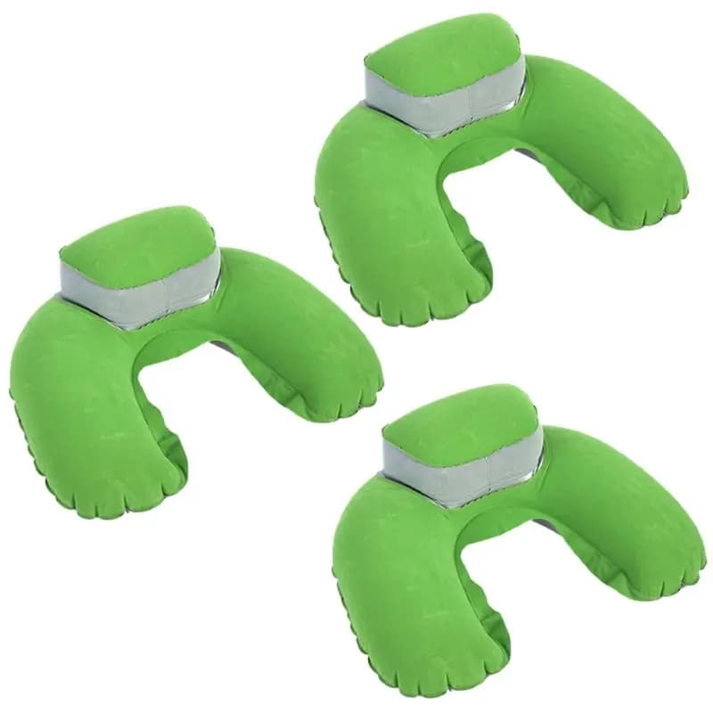 ABUP - Cuscino da Viaggio Gonfiabile, Cuscino per Collo da Aereo, Supporto per il Mento, Cuscino per Pisolino in Ufficio, Regalo per la Casa