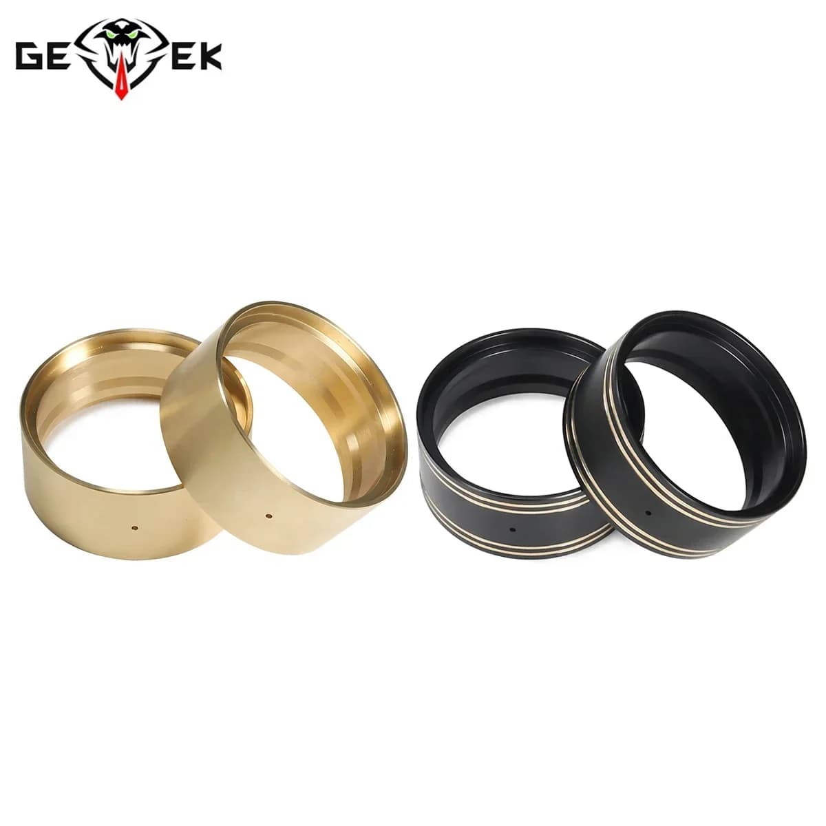 95g Brass 1.9 Inch Beadlock Wheel Bearings Internal clamp rings for 1/10 RC Rock Crawler SCX10 II 90046 D90 TRX4 Element Enduro