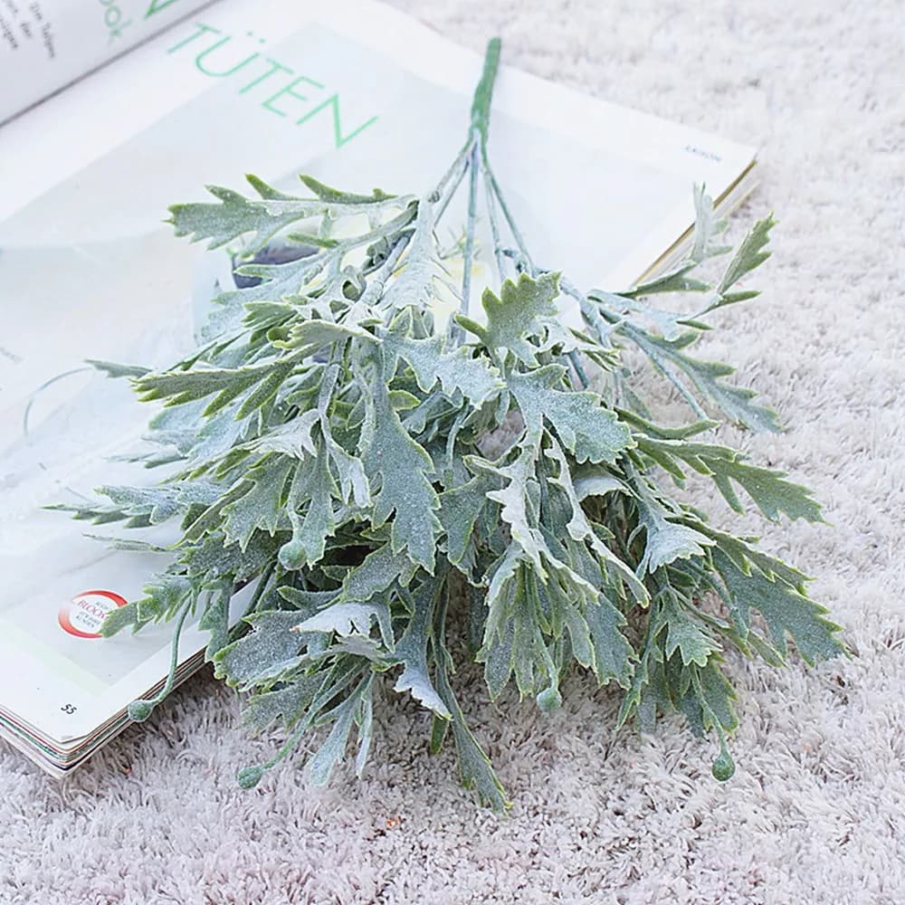 Foglie di Crisantemo Artificiali, Piante Finte per Vasi, Decorazioni per Casa, Tavolo, Matrimoni, Bouquet da Sposa, Ghirlande, Regali Fai-da-Te per Esterni