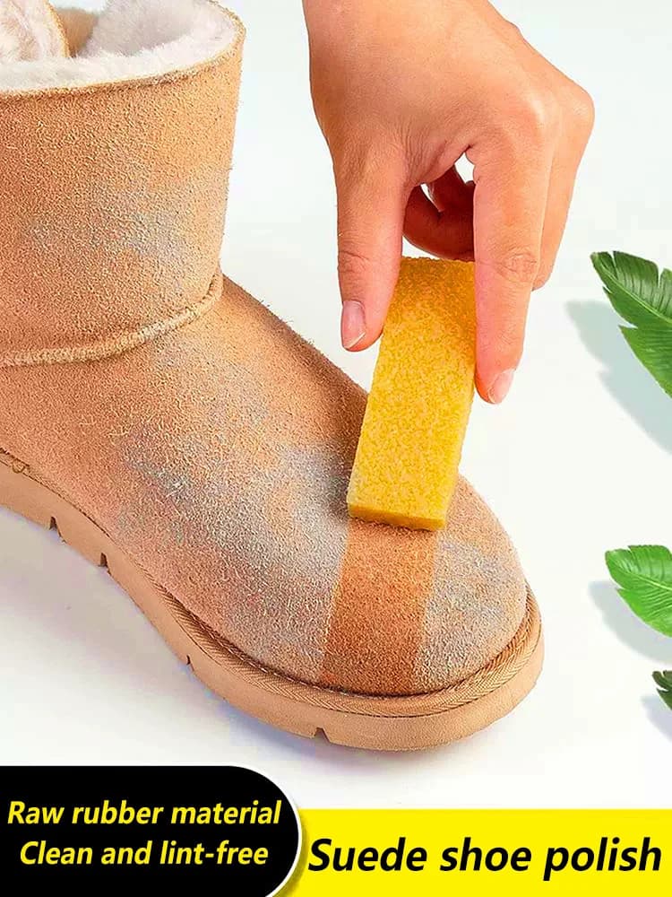 Raw Rubber Eraser White Shoe Eraser Rubber Stick Eraser Offset Printing Eraser Suede Frosted Cleaning Eraser