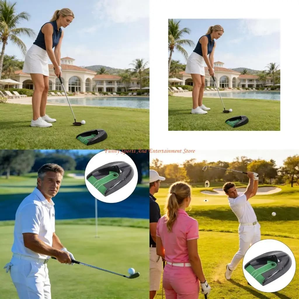 C4DE Professional Golf Ball Rollback Tool Quick arrange For Putting Skill Improvement