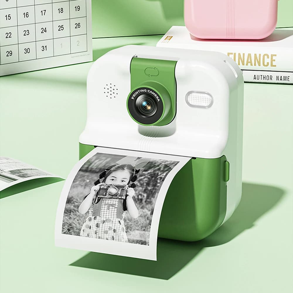 Fotocamera digitale per bambini da 0,96 pollici per fotografia Stampa istantanea Foto Fotocamera per bambini Mini stampante termica Video Giocattoli educativi Regalo