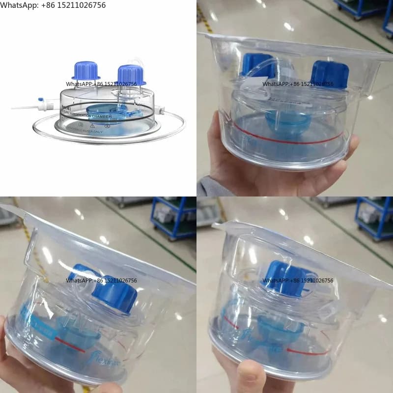 Medical Humidifier Water Spo2 Heat Moisture Autofeed Chamber Humidifier Hfnc Consumibles Plastic Ce