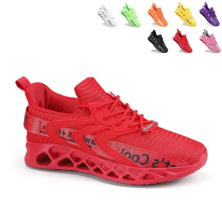 Scarpe da uomo, sneaker traspiranti in maglia, scarpe casual, scarpe da corsa per esterni di grandi dimensioni, da uomo 36-48