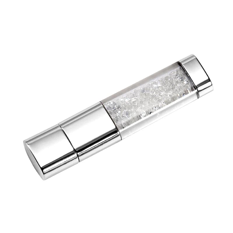 New Elegant Glass Diamond USB Flash Drive Creative Gifts Pen Drive Memory Stick Pendrive 128GB 64GB 32GB 16GB 8GB 4GB