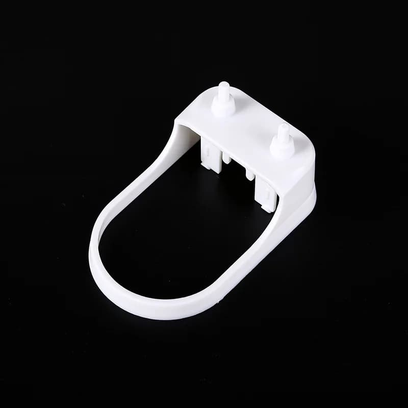 Support for electric toothbrush charger mounting bracket surrounded Philips Sonic accessory head base for toothbrush