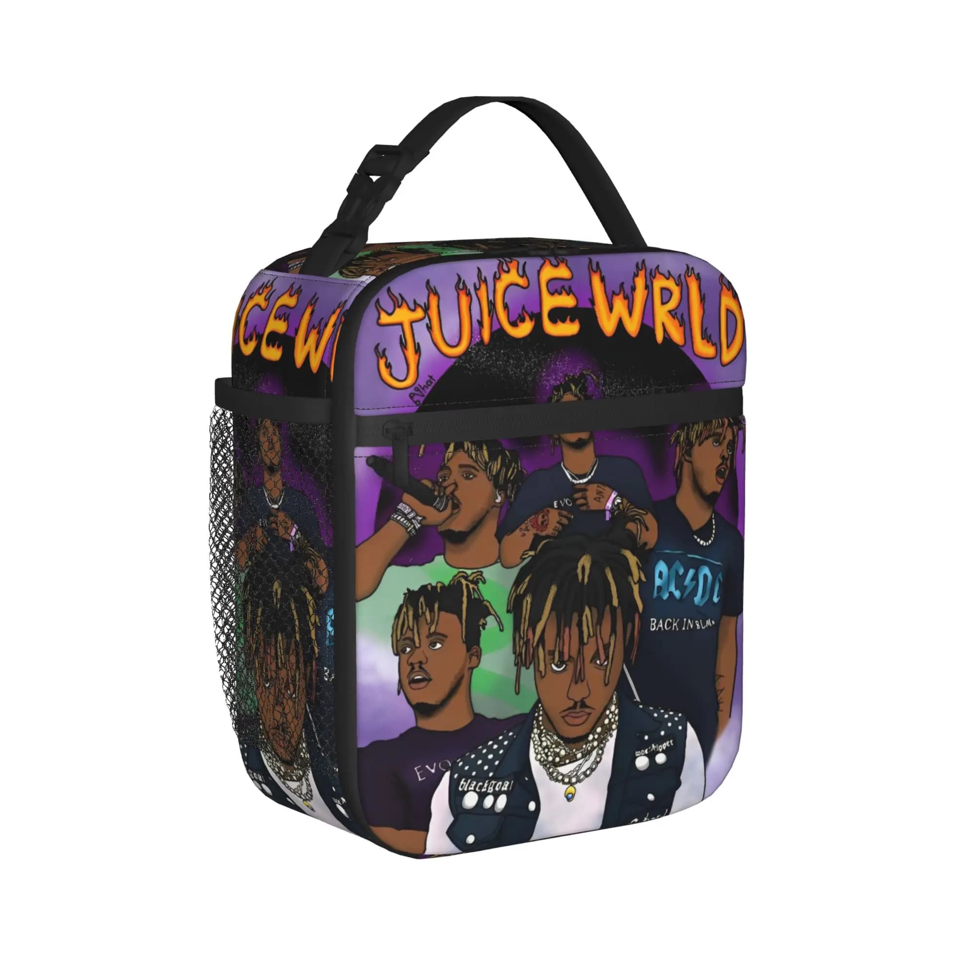 Juice Music Wrld Borse termiche per il pranzo, contenitore portatile per il pranzo, borsa termica, borsa per il pranzo, per viaggi universitari, uomini e donne