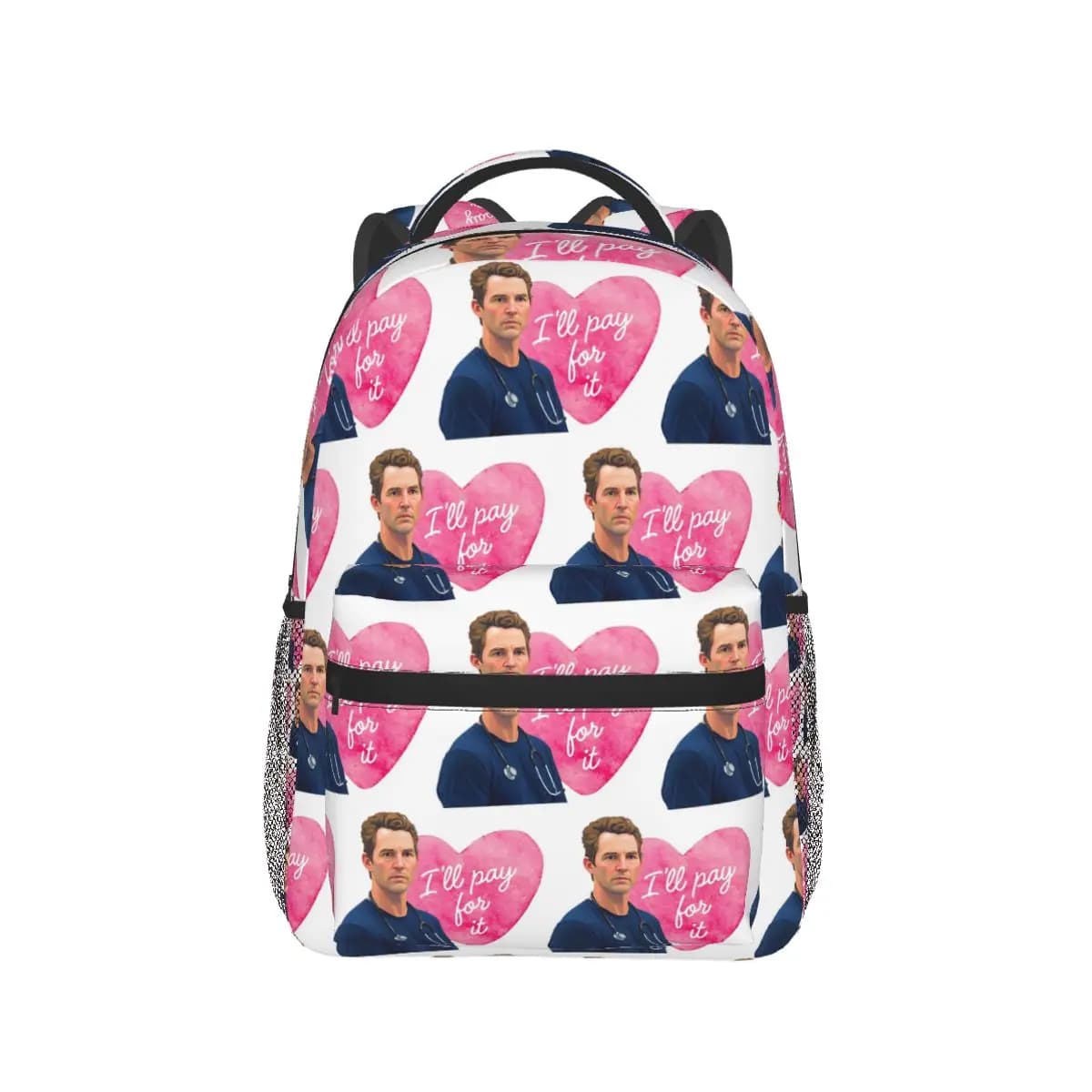 Dr. Jack Abbott I'll Pay For It Backpack Hot Sale Daypack Large Capacity Kids BookBag School Bag Shoulder Bags for Men Women
