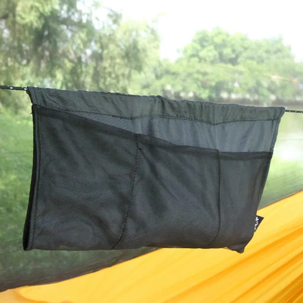 Outdoor Hammock Storage Bag,Ridge Rope Organizer Bag Camping Hammock Mid-Rope Accessories Bag Storage Bag,Hammock Tools