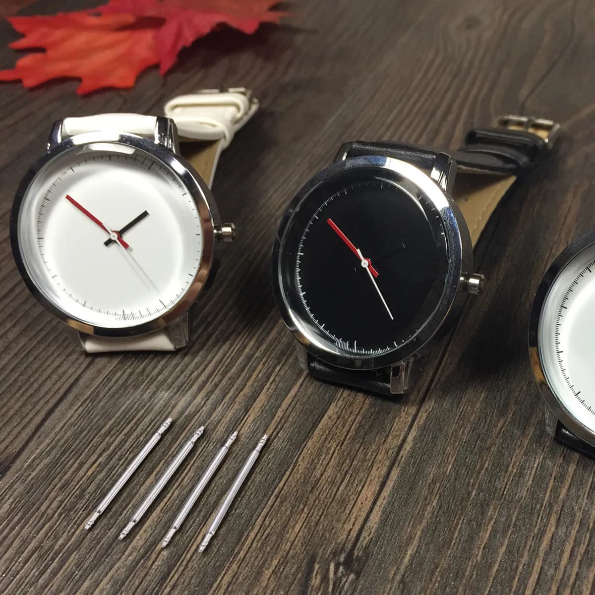 Set di 4 Accessori per Cinturini Orologi: Strumento per Rimozione Barrette a Molla in Acciaio Inossidabile con Design a Doppia Forcella per Aprire e Collegare i Perni